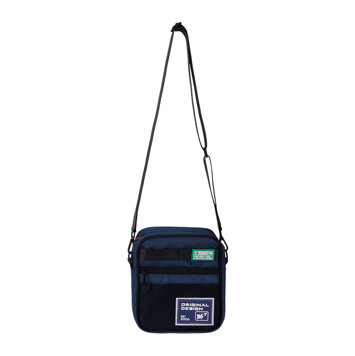 Сумка через плече YES CB-2 Always Believe 20х17х6 см Чорно-синій (550066)
