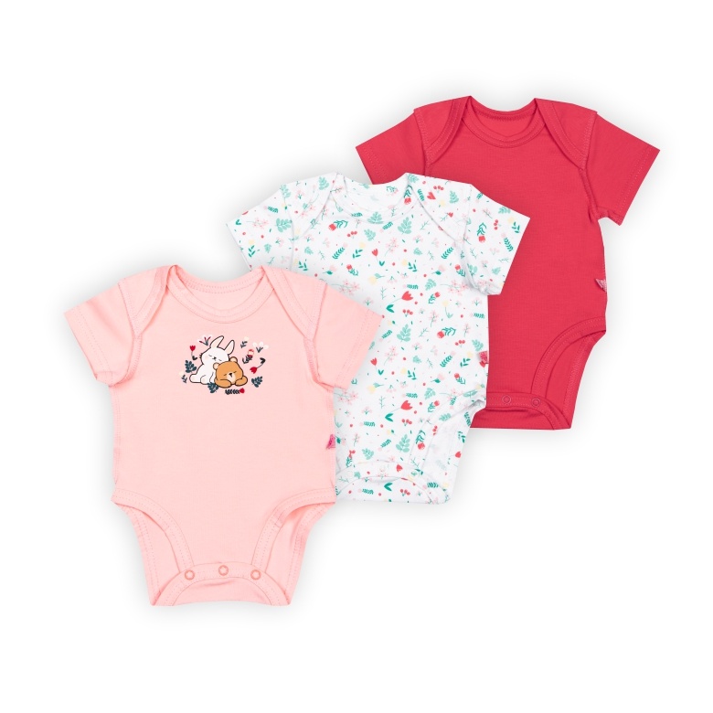 Боді для дівчинки Gabbi Боді BD-24-12 3 шт Різнокольоровий 56 (13994)