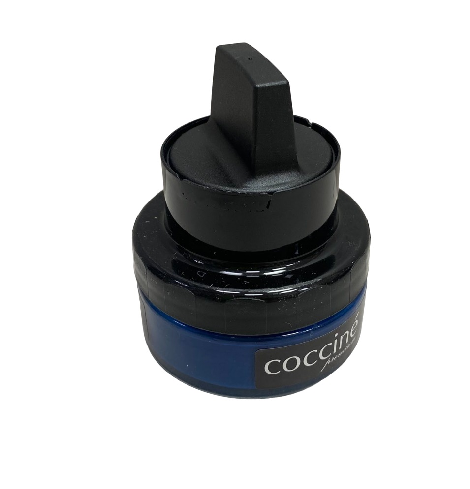Крем для взуття з губкою Coccine Cream Elegance Блакитний 50 мл 2125