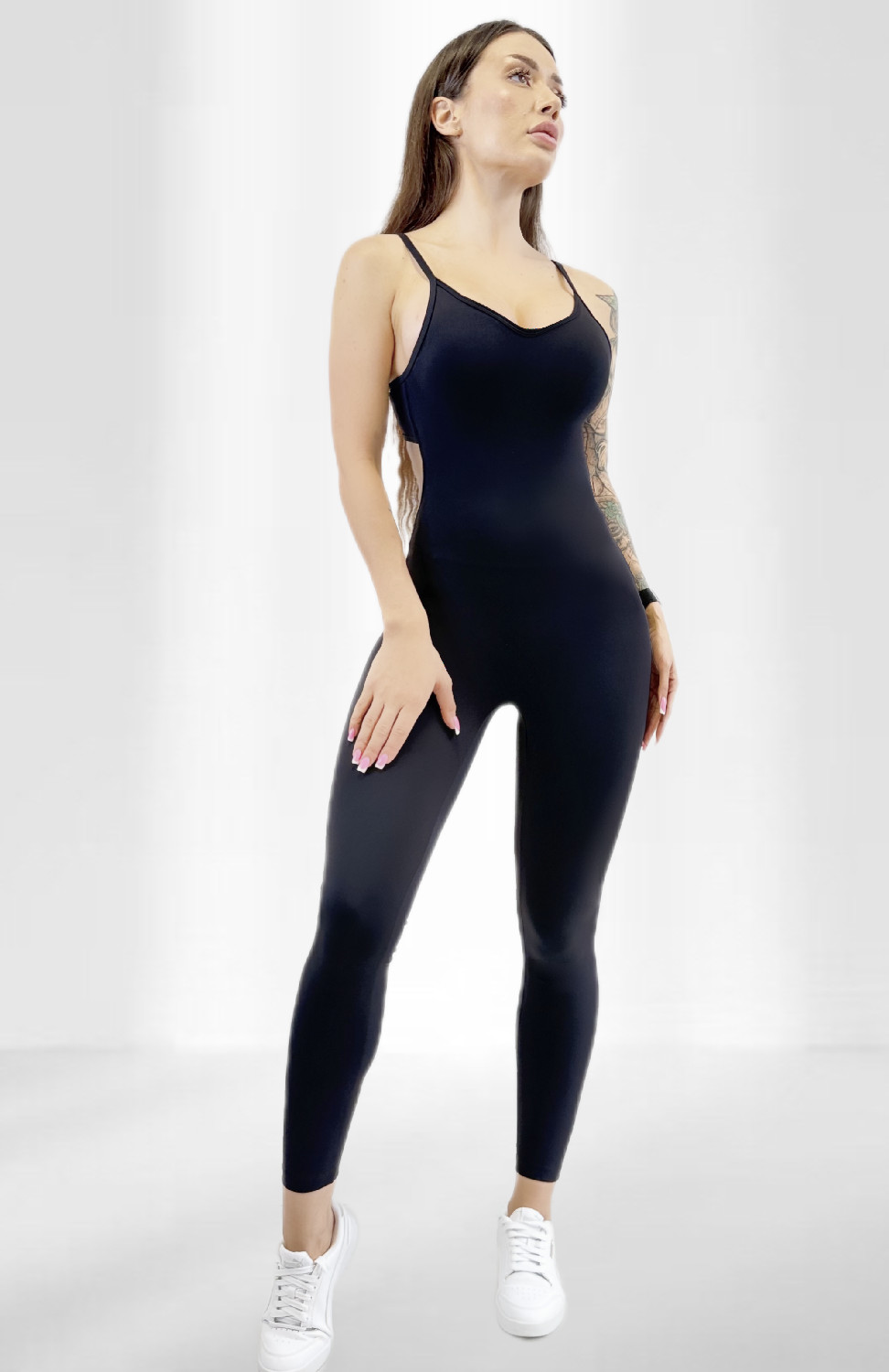 Спортивний комбінезон жіночий LILAFIT Чорний M (LFJ000040)