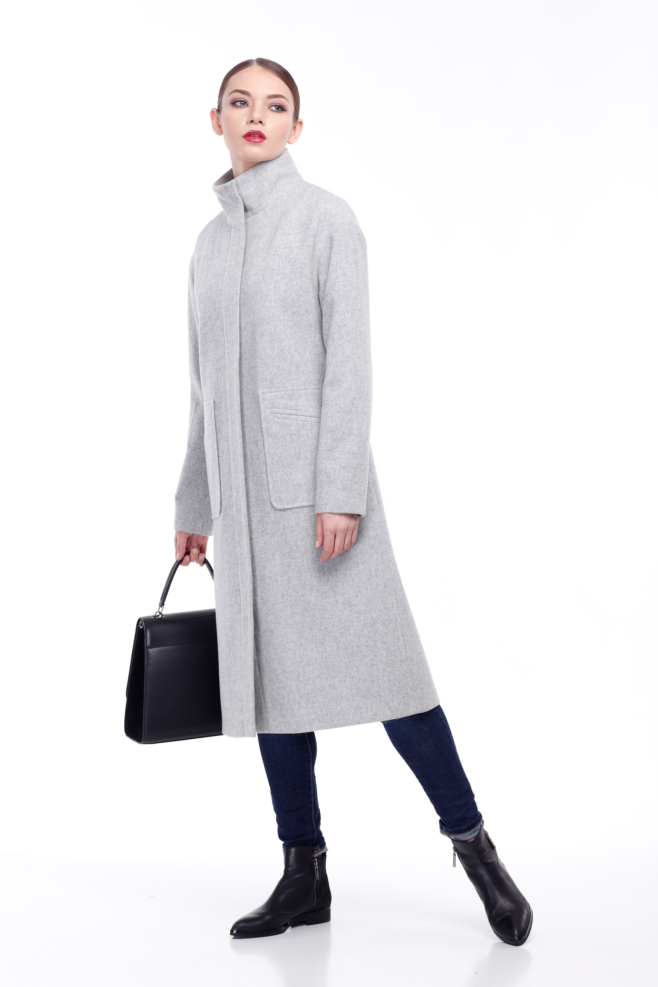 Жіноче пальто ORIGA Iris 230457 50/XL Сірий (1030)