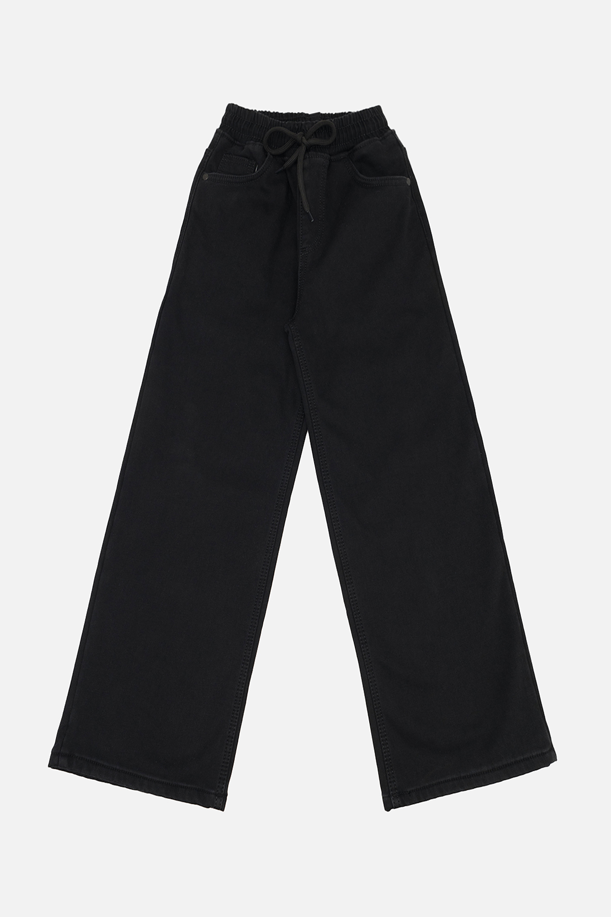 Джинси для дівчинки Altun wide leg 170 см Чорний ЦБ-00259522 (SKT001019790)