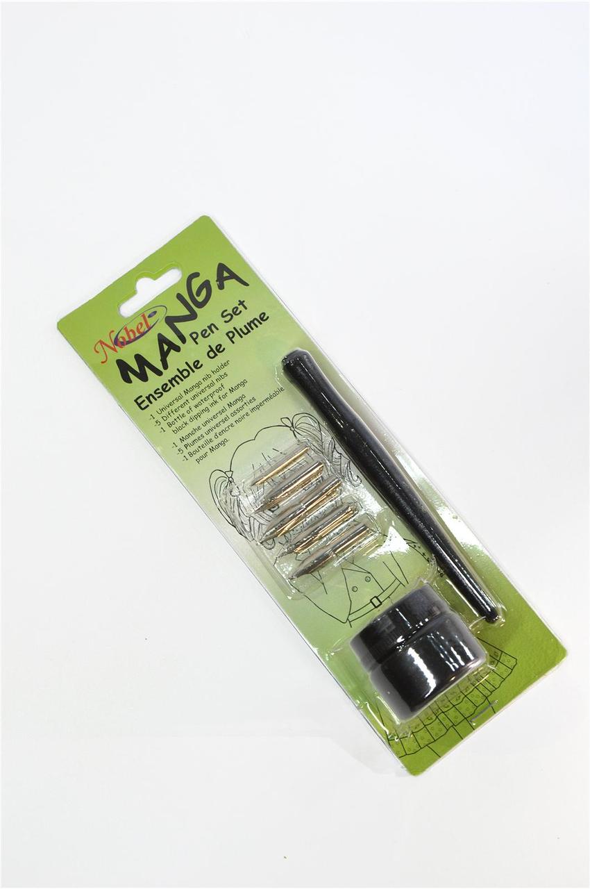 Набір для каліграфії Worison 5 пер + тримач і туш