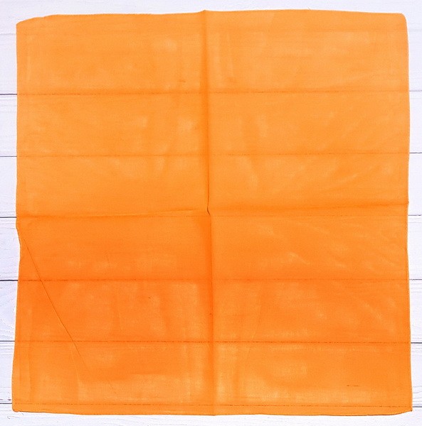 Бандана 55х55 см Помаранчевий K113 Бандана-трансформер