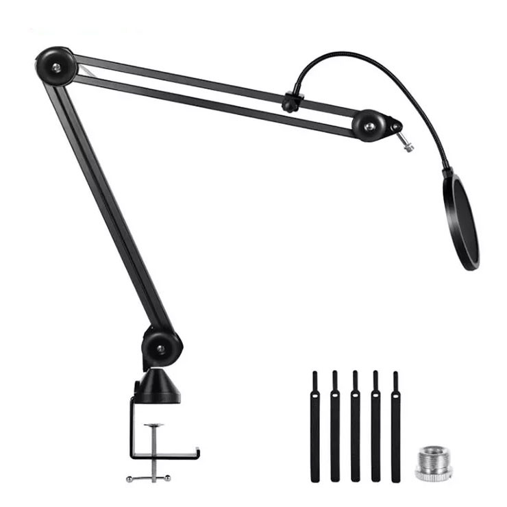 Стійка для мікрофону Manchez M-30 Black із кріпленням на стіл Black