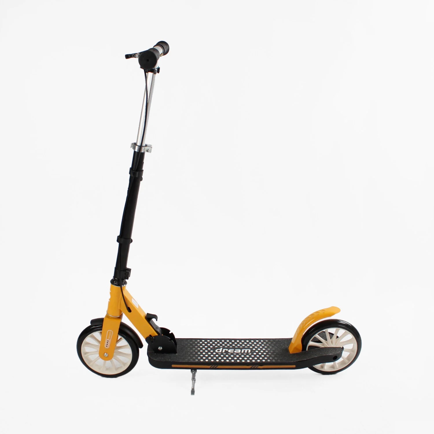 Самокат двоколісний Skyper Dream 80 кг Чорно-жовтий (168923)