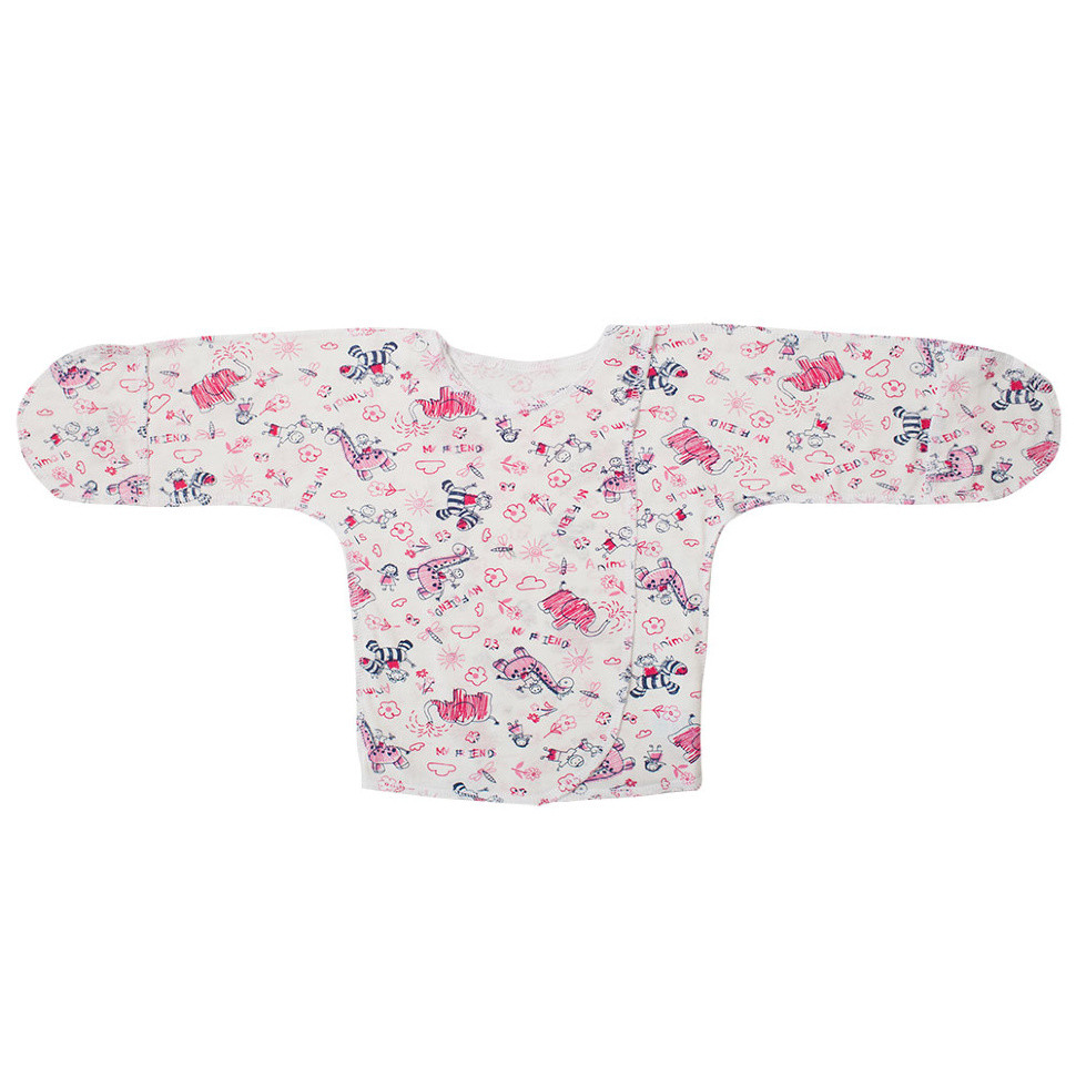 Сорочечка для дівчинки GABBI Рукавичка-1 тонка Білий на зріст 50 (7011)