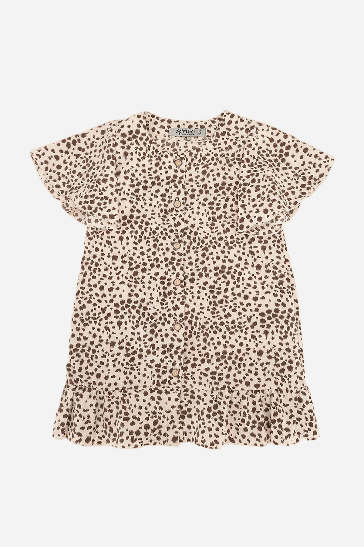 Сукня для дівчинки Yuki 128 Бежевий ЦБ-00247370 (SKT000986857)