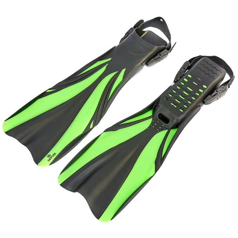 Ласти з відкритою п'ятою No Brand F31 S-M (38-41) Зелений