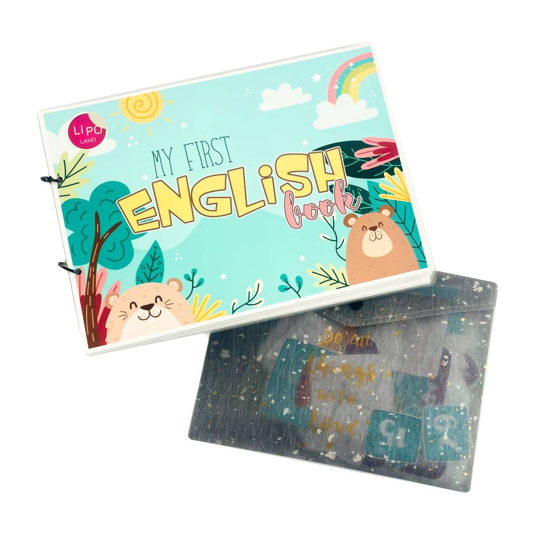 Альбом на липучках Lipoland Вивчаємо англійську міні A4 (LP1214SQ)