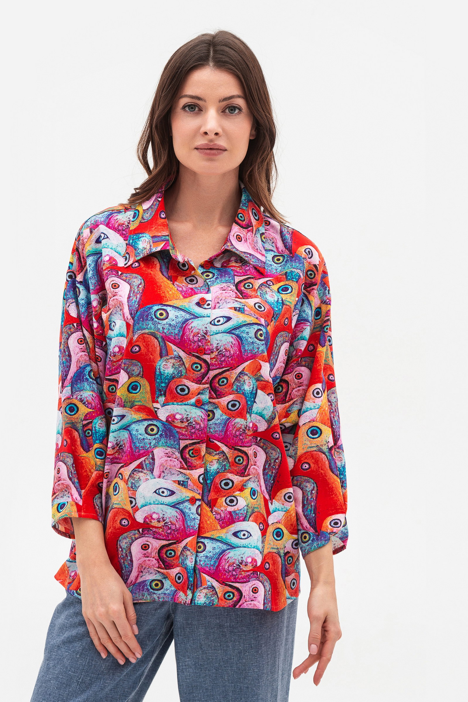 Блуза Lesia Еріада 54 Різнокольоровий (15386000054)