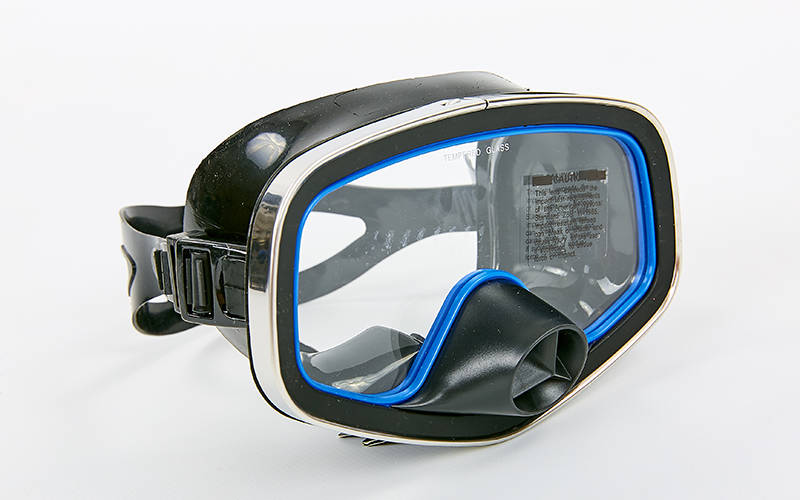 Маска для плавання No Brand Legend M103-SIL Чорний-синій