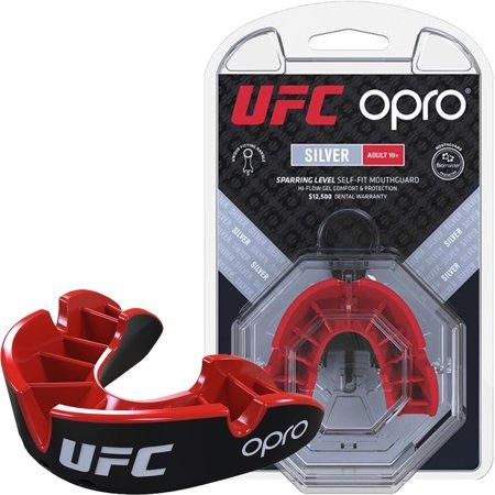 Капа OPRO Silver UFC Hologram Black/Red (002259002)