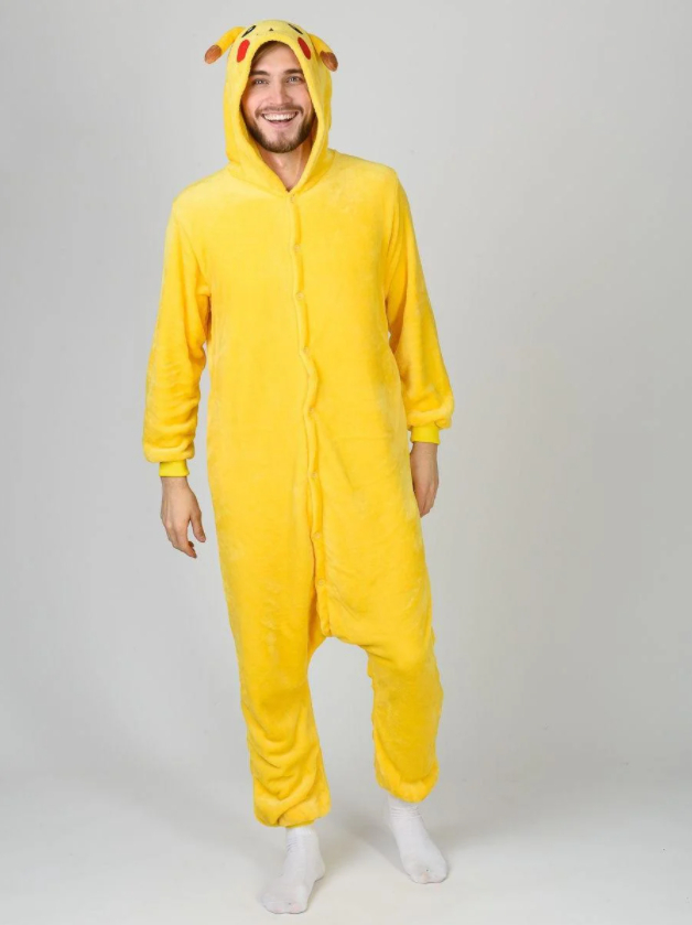 Піжама кігурумі Jamboo Пікачу L Жовтий (J400817)