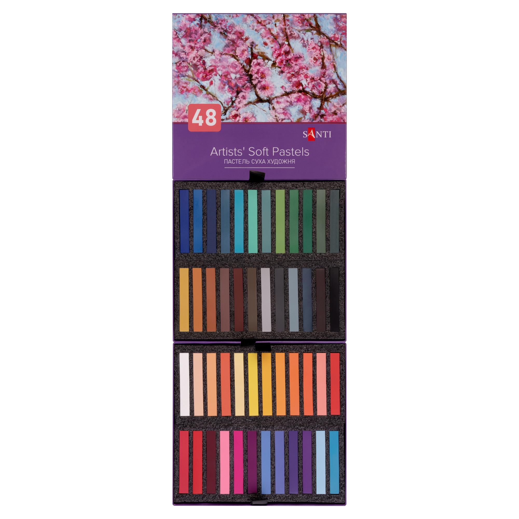 Пастель суха хуоджня Santi 48 кольорів (353696)