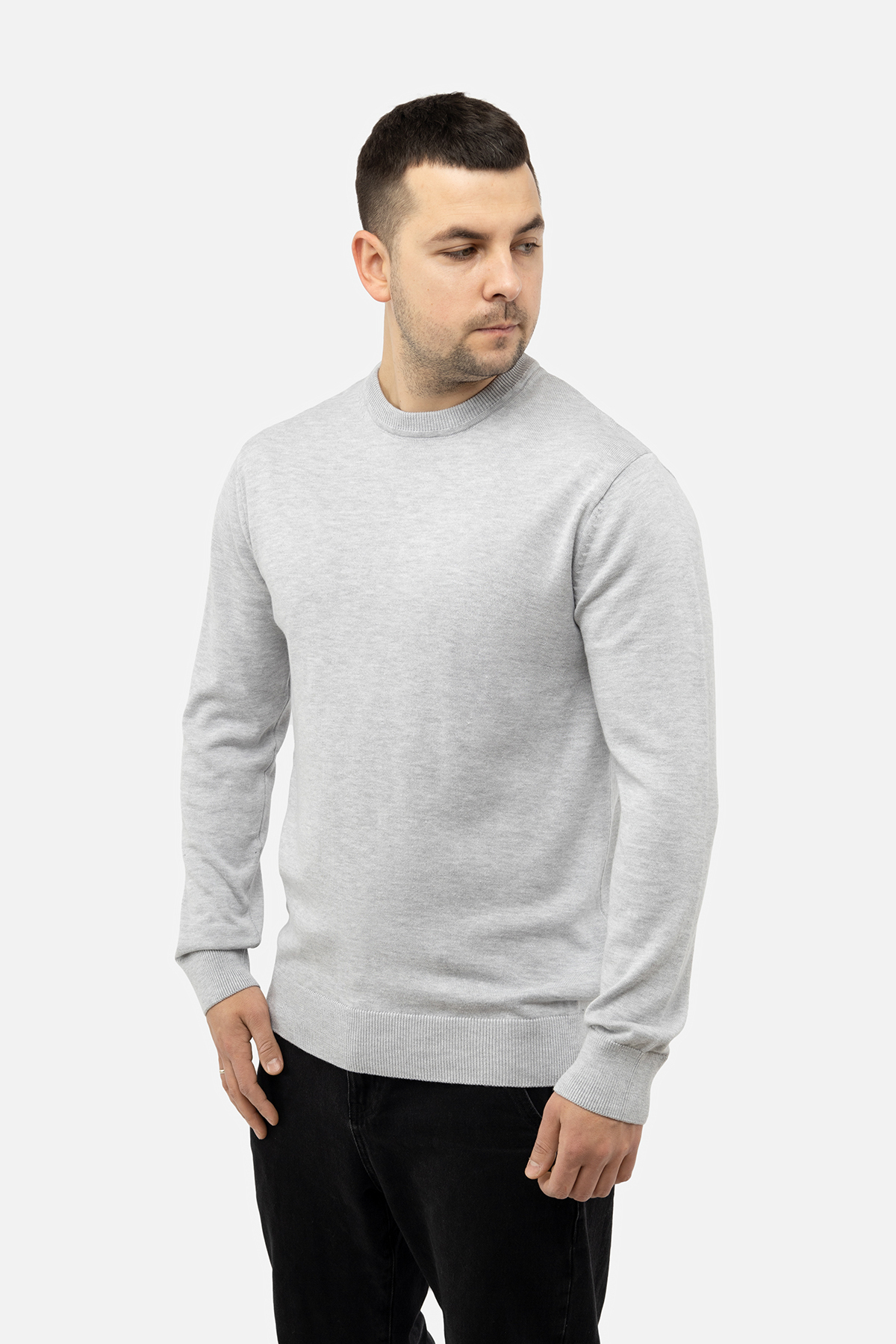 Чоловічий джемпер L сірий Figo ЦБ-00241582