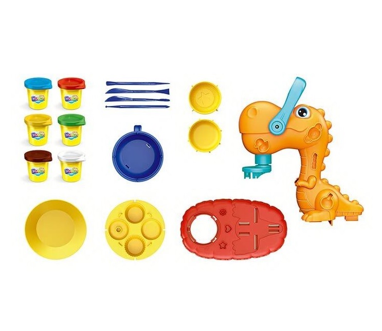 Тісто для ліплення Keydo Softee Dough Series 6 кольорів тіста Різнокольоровий (126737)