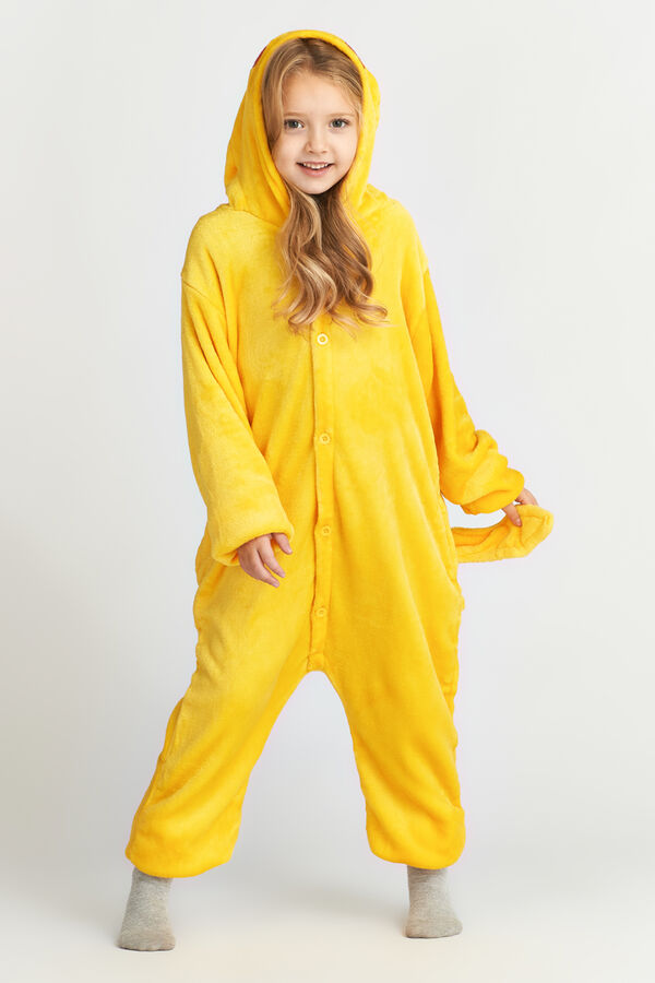 Піжама кігурумі дитяча Jamboo Пікачу 110 см Жовтий (J400131)