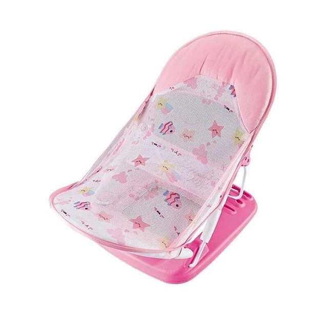 Дитячий шезлонг для купання з підголовником No Brand Aying Baby Bather 360 х 70х 330 мм Pink (143456)