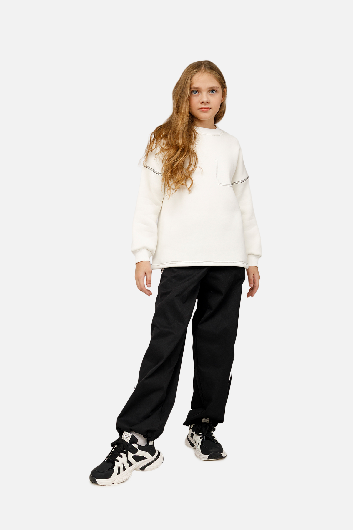 Світшот для дівчинки Yuki 140 см Молочний ЦБ-00261373