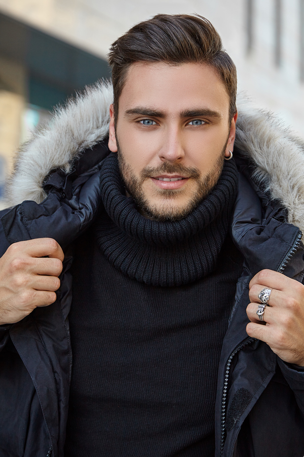 Шарф-хомут "Джонні" Braxton чорний