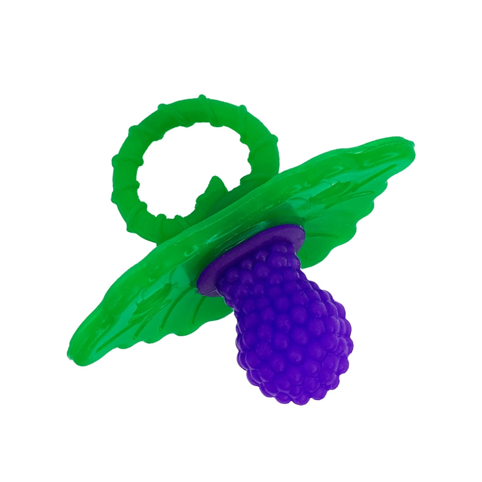 Пустушка-прорізувач Ягідка Mega Zayka MGZ-0419 (Purple) текстурна