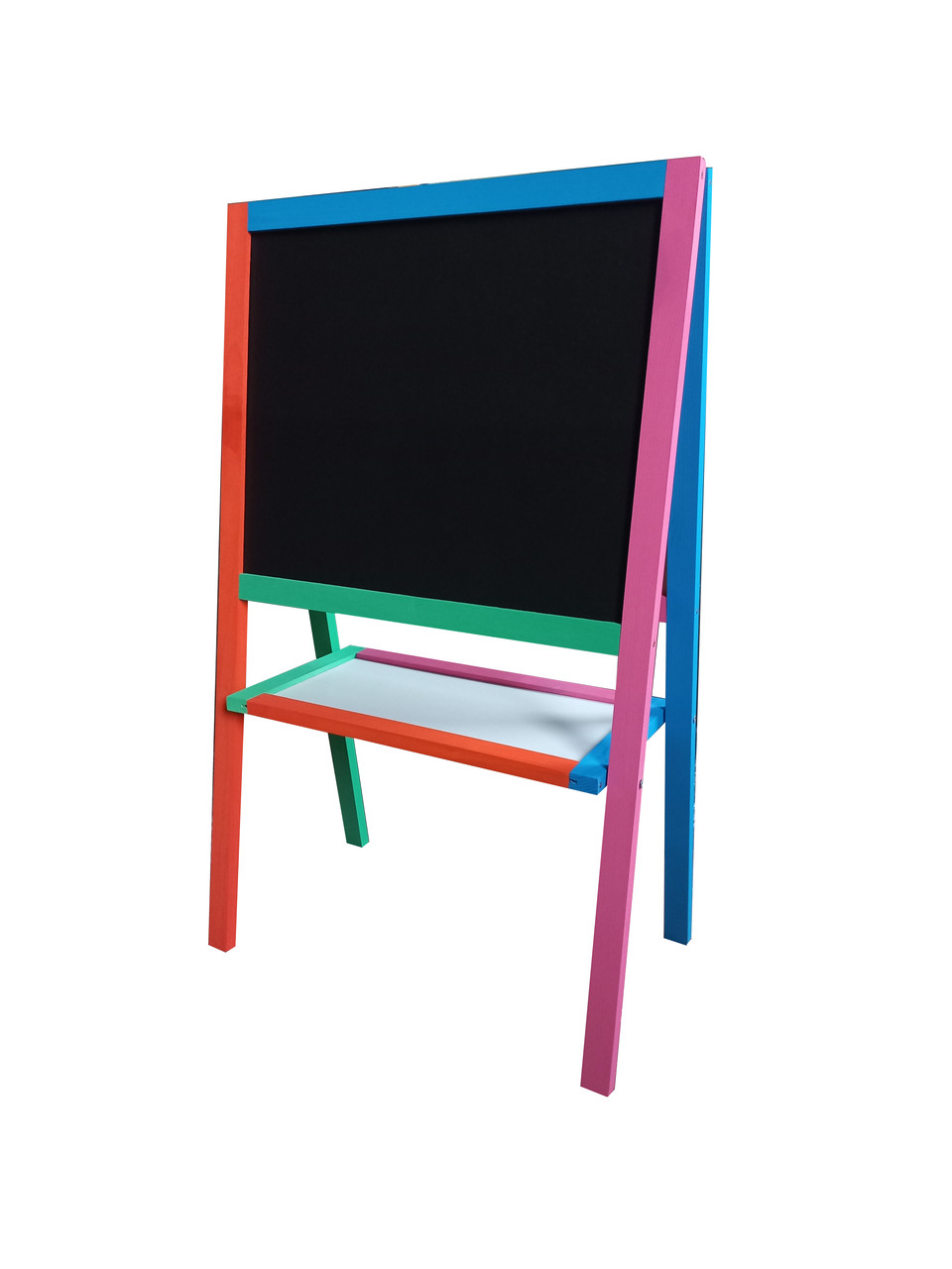 Мольберт дитячий двосторонній магнітний Мольбертік БертМоль 3в1 55х45 см Різнокольоровий (МК 22)