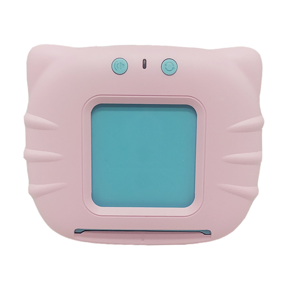 Кишенькова абетка Монтессорі Котик Bambi 1980M 112 карток у коробці Рожевий