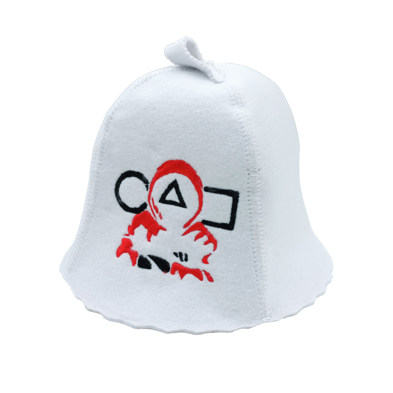 Банна шапка Luxyart Кальмар штучний фетр Оne size Білий (LA-649)