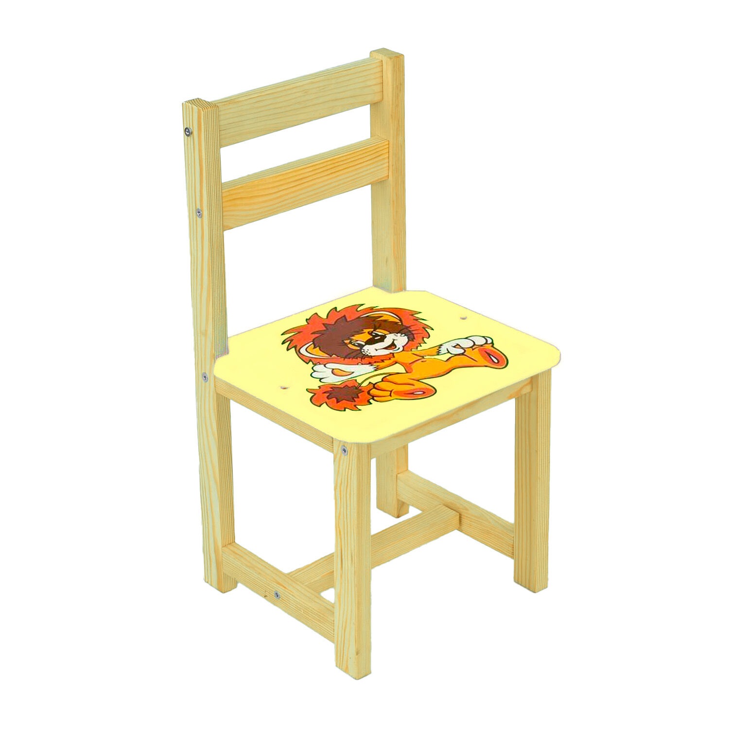 Дитячий стілець Мася Лев 54 см Жовтий (67047)