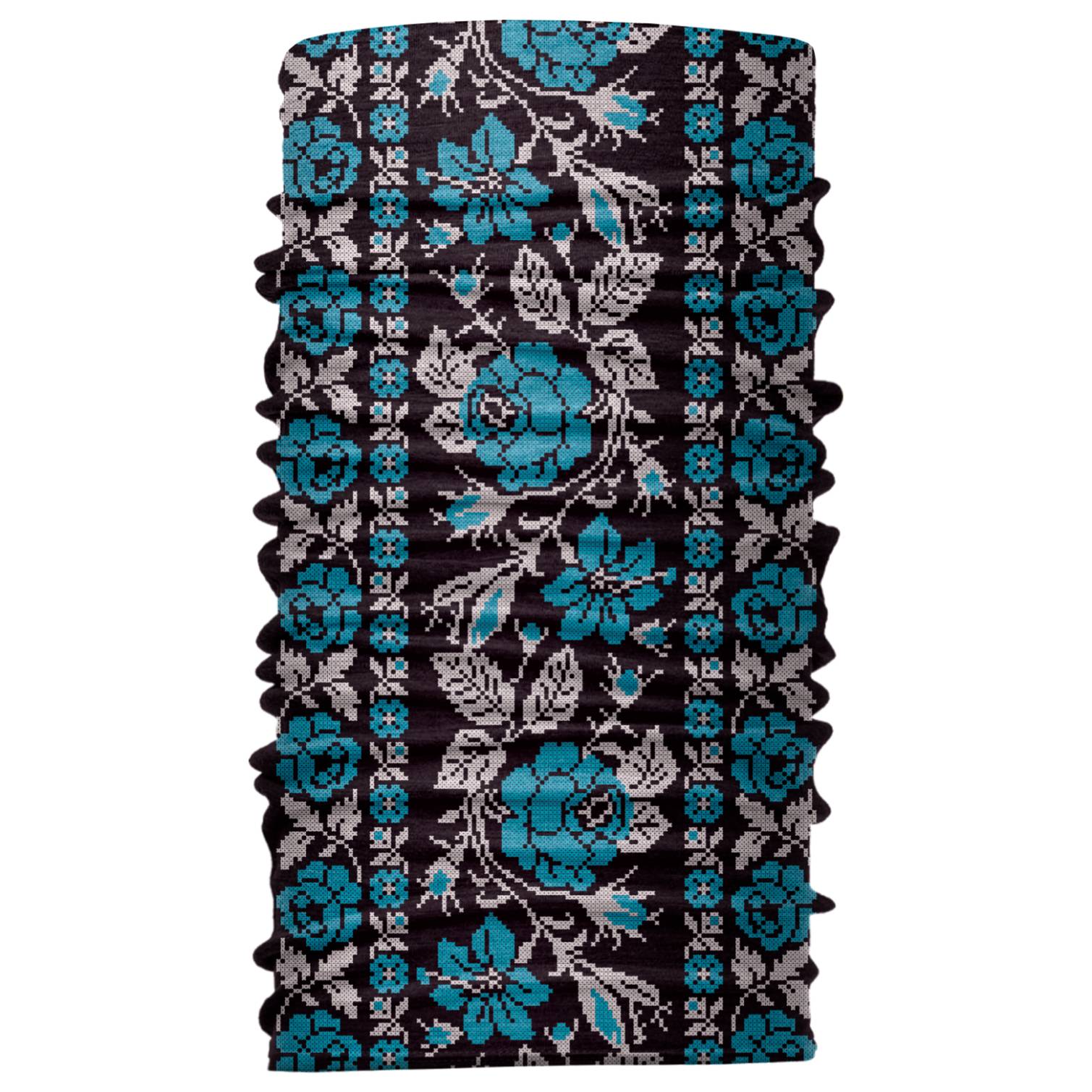 Бафф Бандана-трансформер Вишиванка Троянди сині One Size