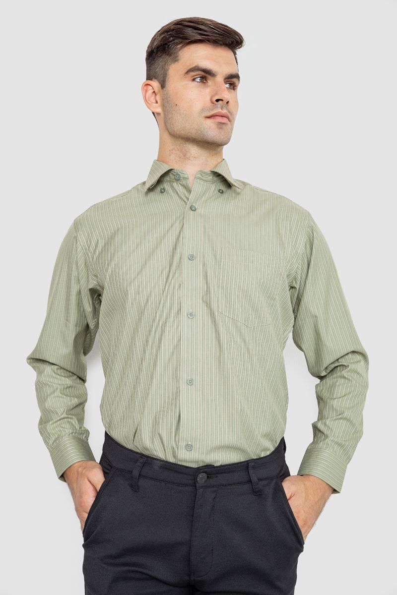 Сорочка чоловіча AGER Оливковий 244R332 42 (112495_822824)