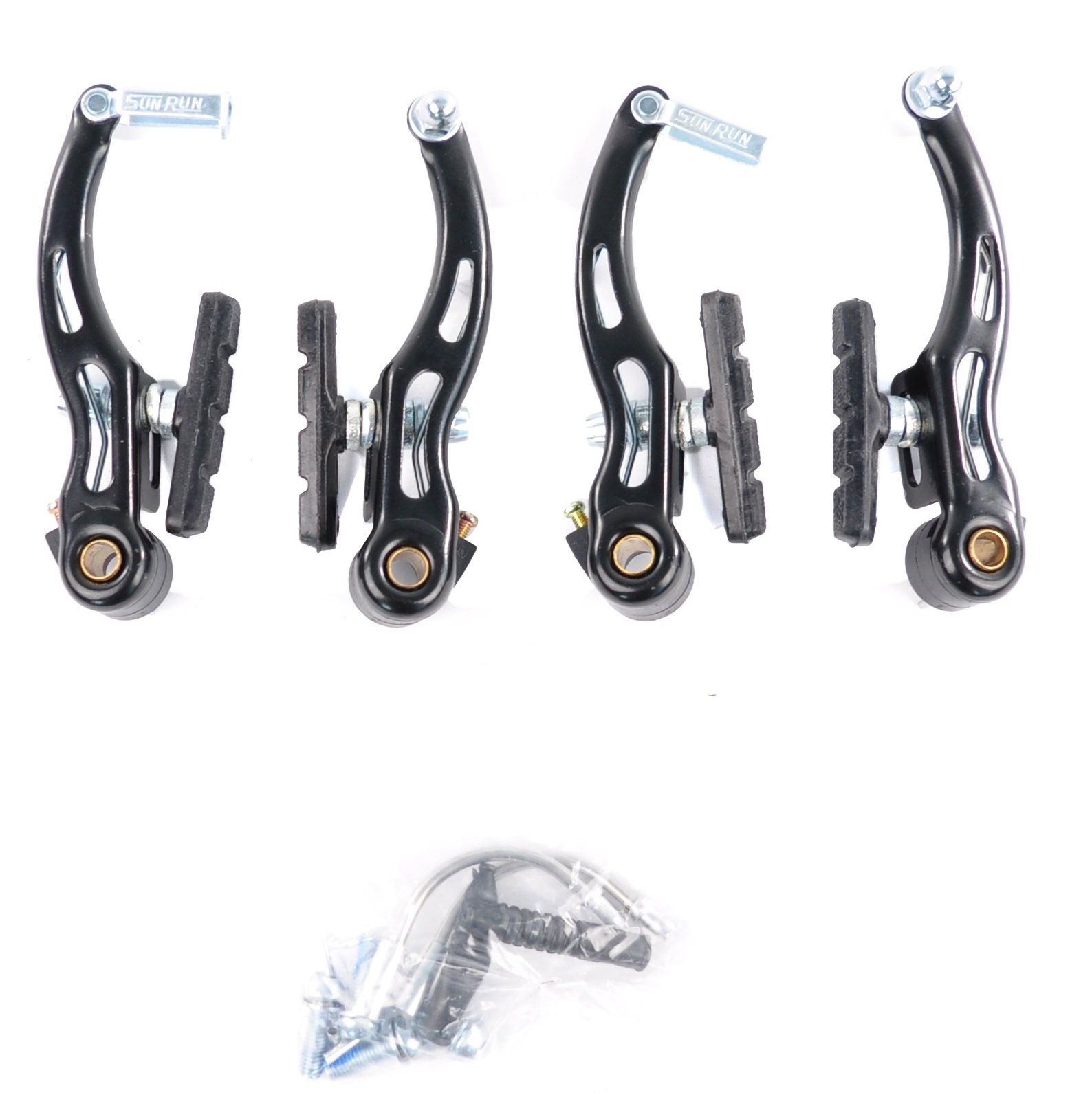 Гальма Saturn CB-117 110 мм на два колеса Чорний (CB-117)