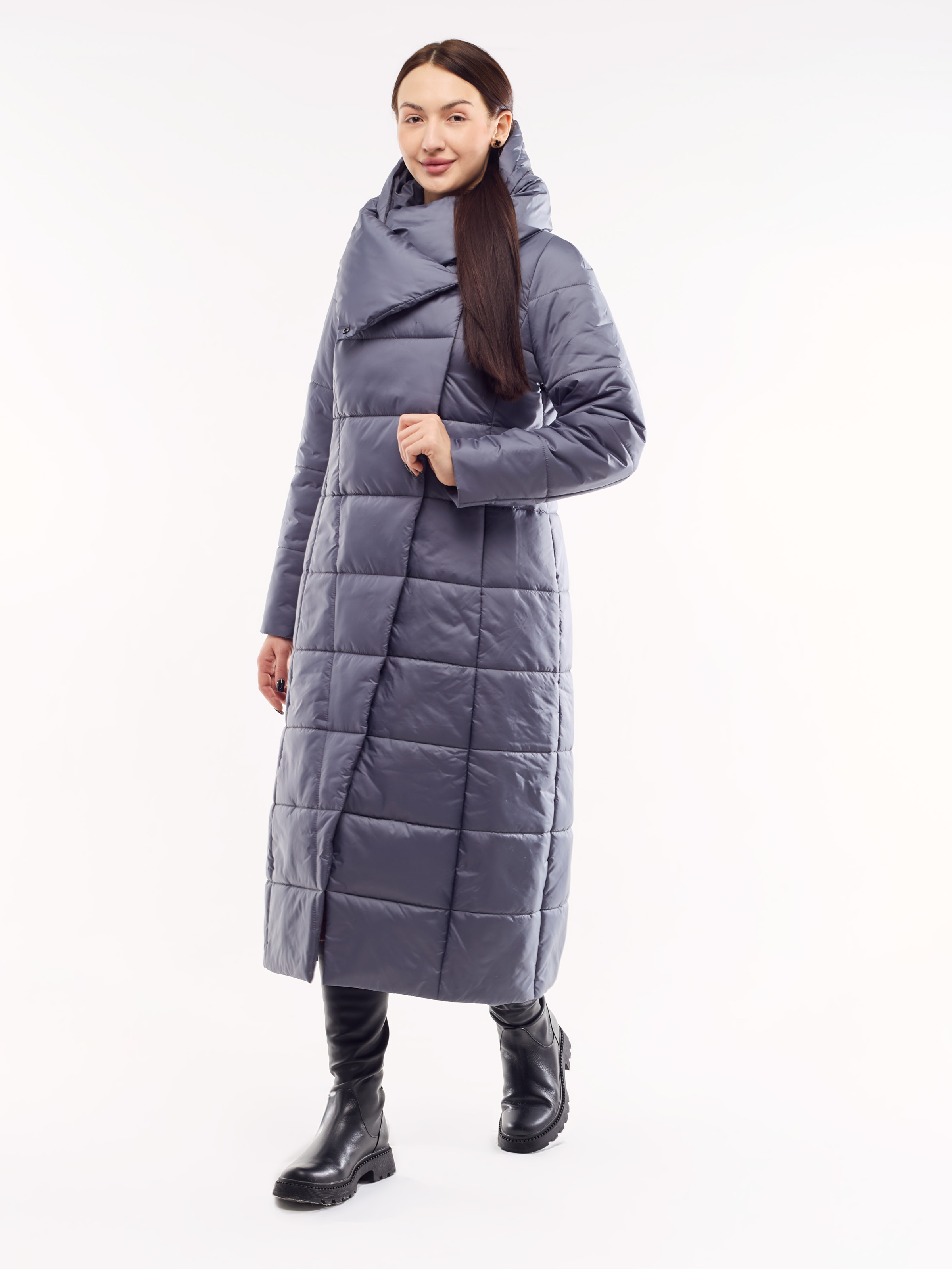 Зимова куртка ORIGA Комильфо 254457 50 Темно-сірий (1090)