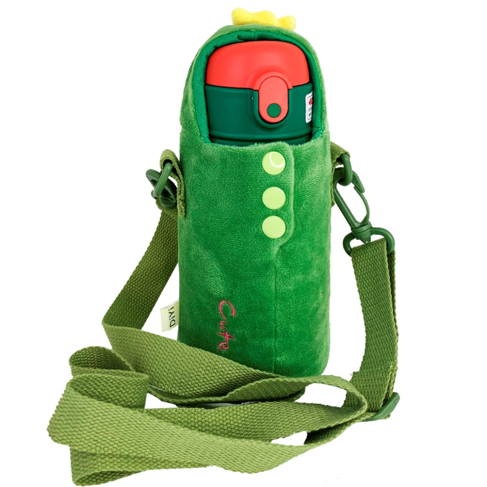 Термос-поїльник із силіконовою трубочкою Діно Mega Zayka MGZ-0315 (Dino) 560 мл