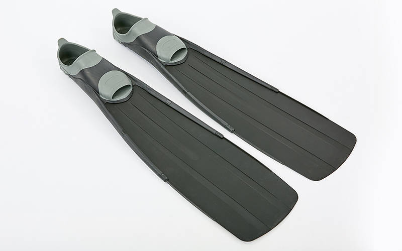 Ласти No Brand із закритою п'ятою Record F190 42-44 Чорний-сірий