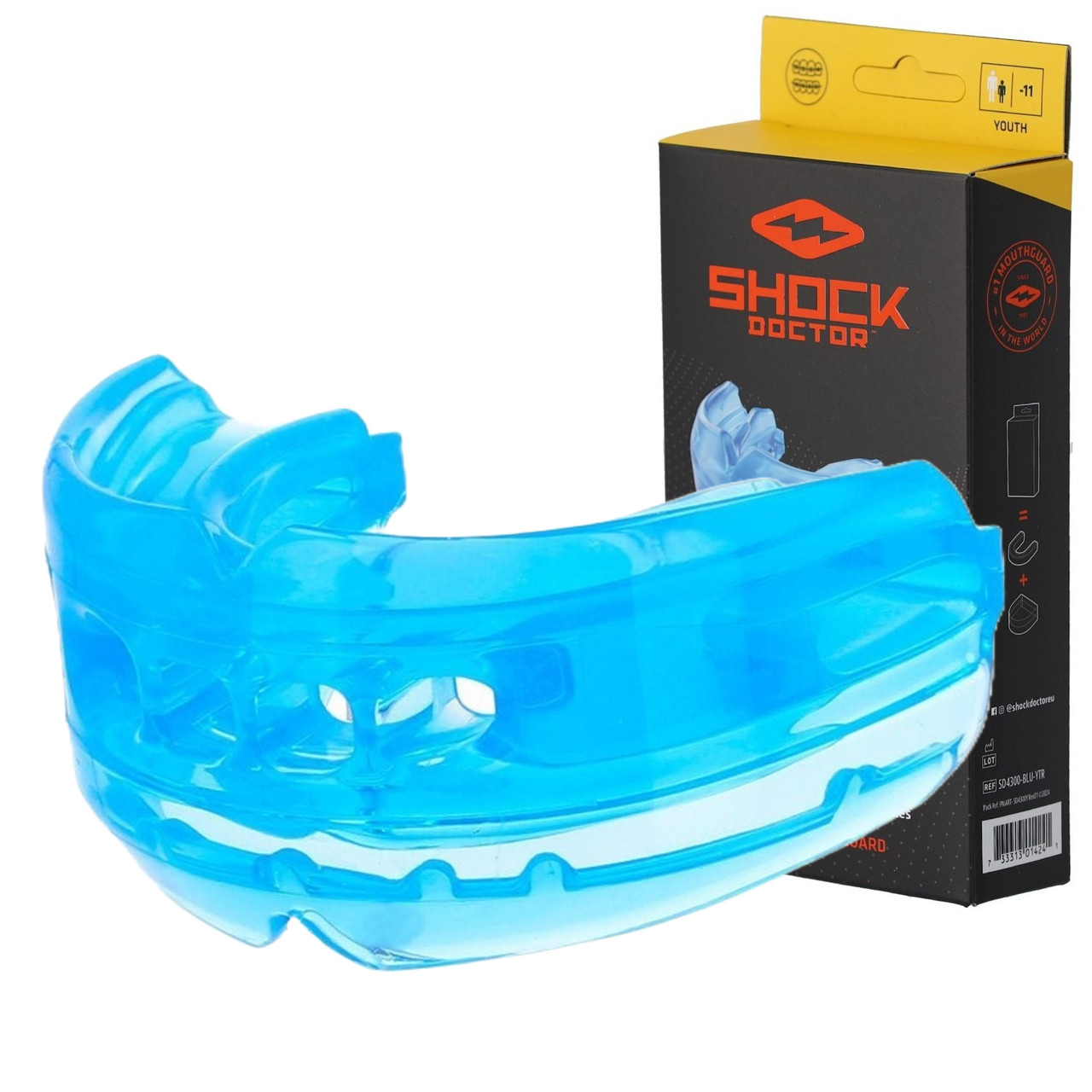 Капа під брекети доросла Shock Doctor Double Braces 12+ Blue (4300-BLU-AD)