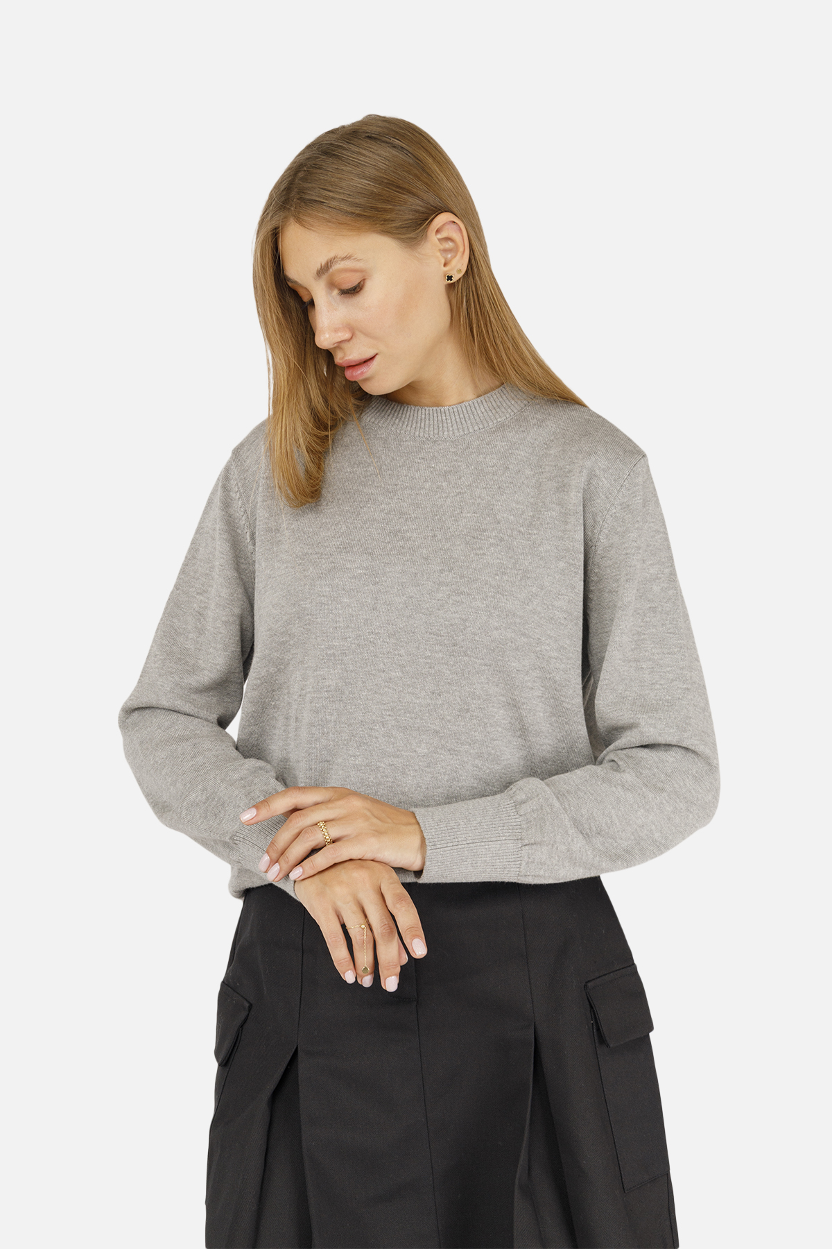 Жіночий джемпер Yuki XL Сірий ЦБ-00255884 (SKT001008693)