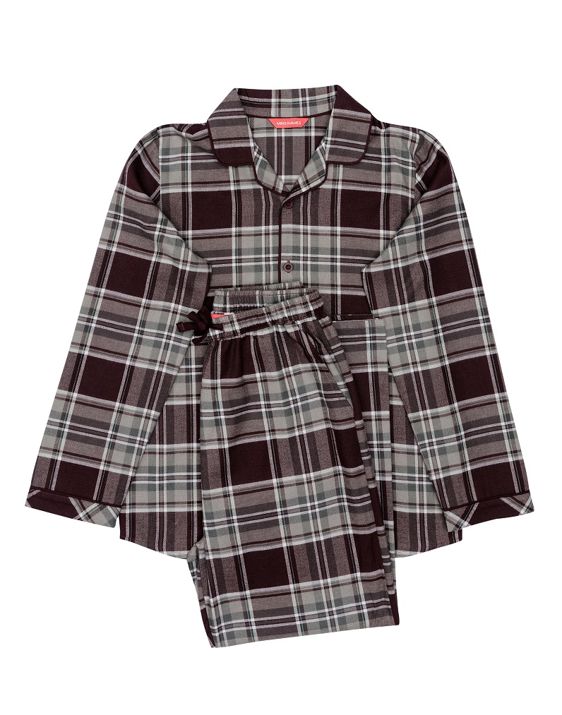 Піжама для хлопчика Cyberjammies Spencer 6905 158 см Бордово-сірий (5051877471221)