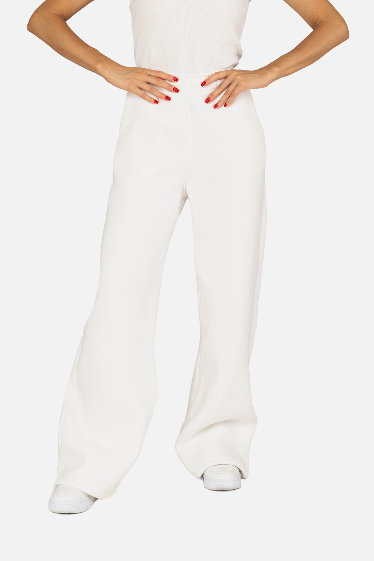 Жіночі спортивні штани Yuki М Молочний ЦБ-00254573 (SKT001004671)