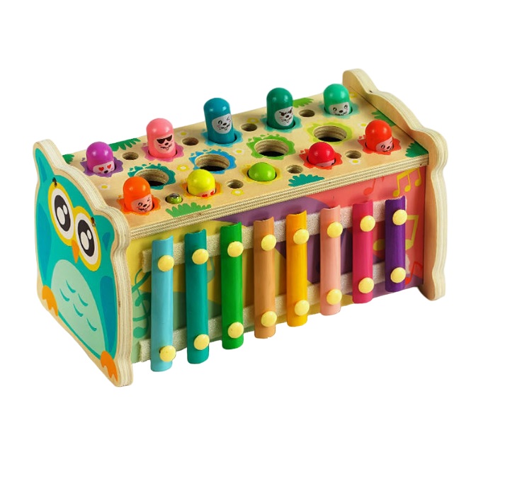 Ігровий центр 4FUN Game Club Wood 27х16х16 см Різнокольоровий (143402)