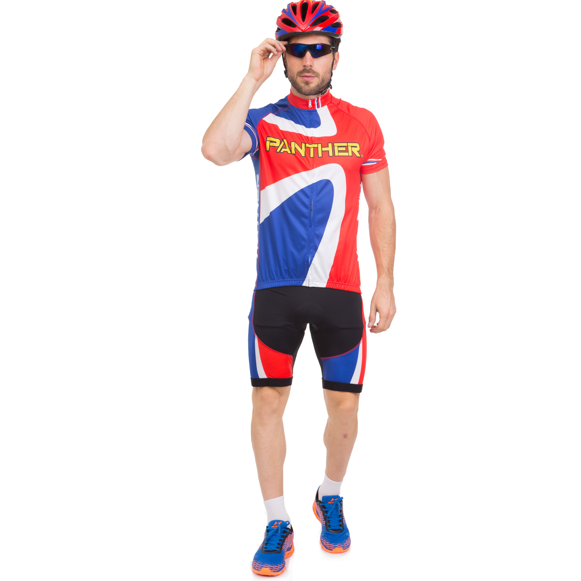 Велоформа короткий рукав PANTHER NA-1392 2XL червоний-синій