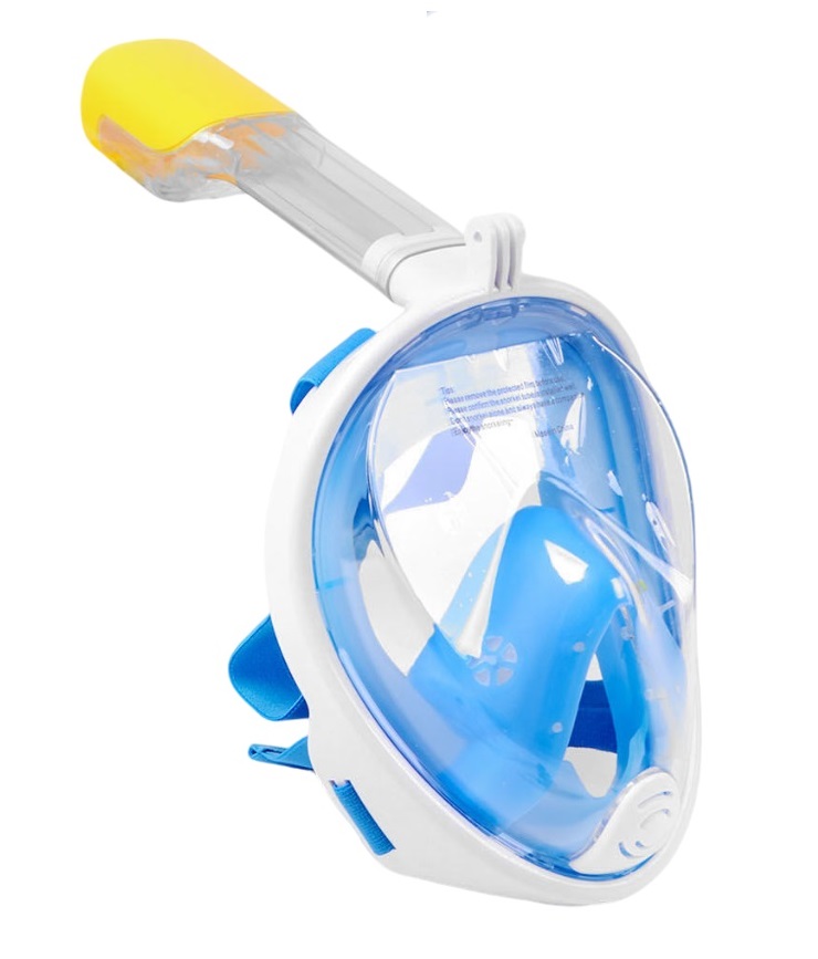 Маска для дайвінгу TK Sport L 25х18х8 см Синій (115119)