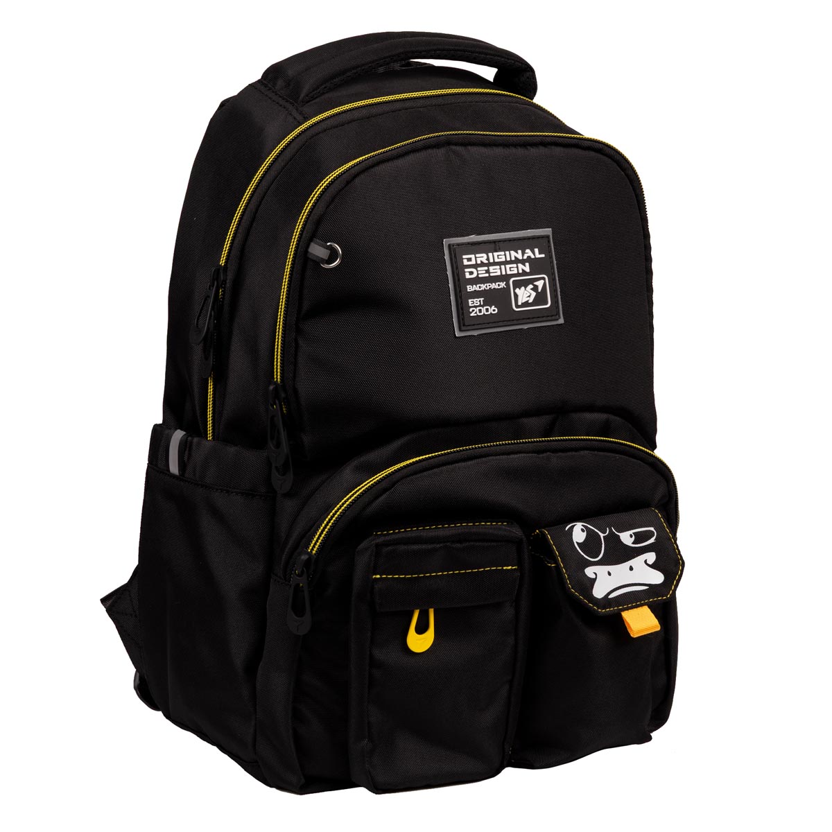 Рюкзак шкільний YES TS-57 Money Duck 43х29х13 см Чорний (559983)
