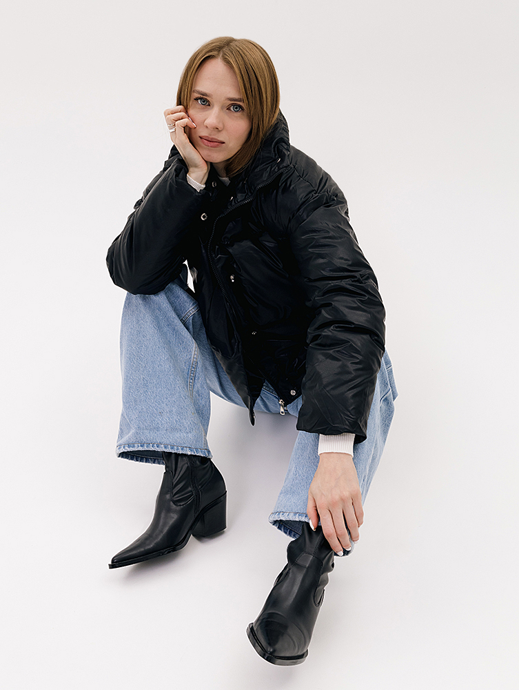 Жіноча куртка XL чорний Kagihao ЦБ-00223694