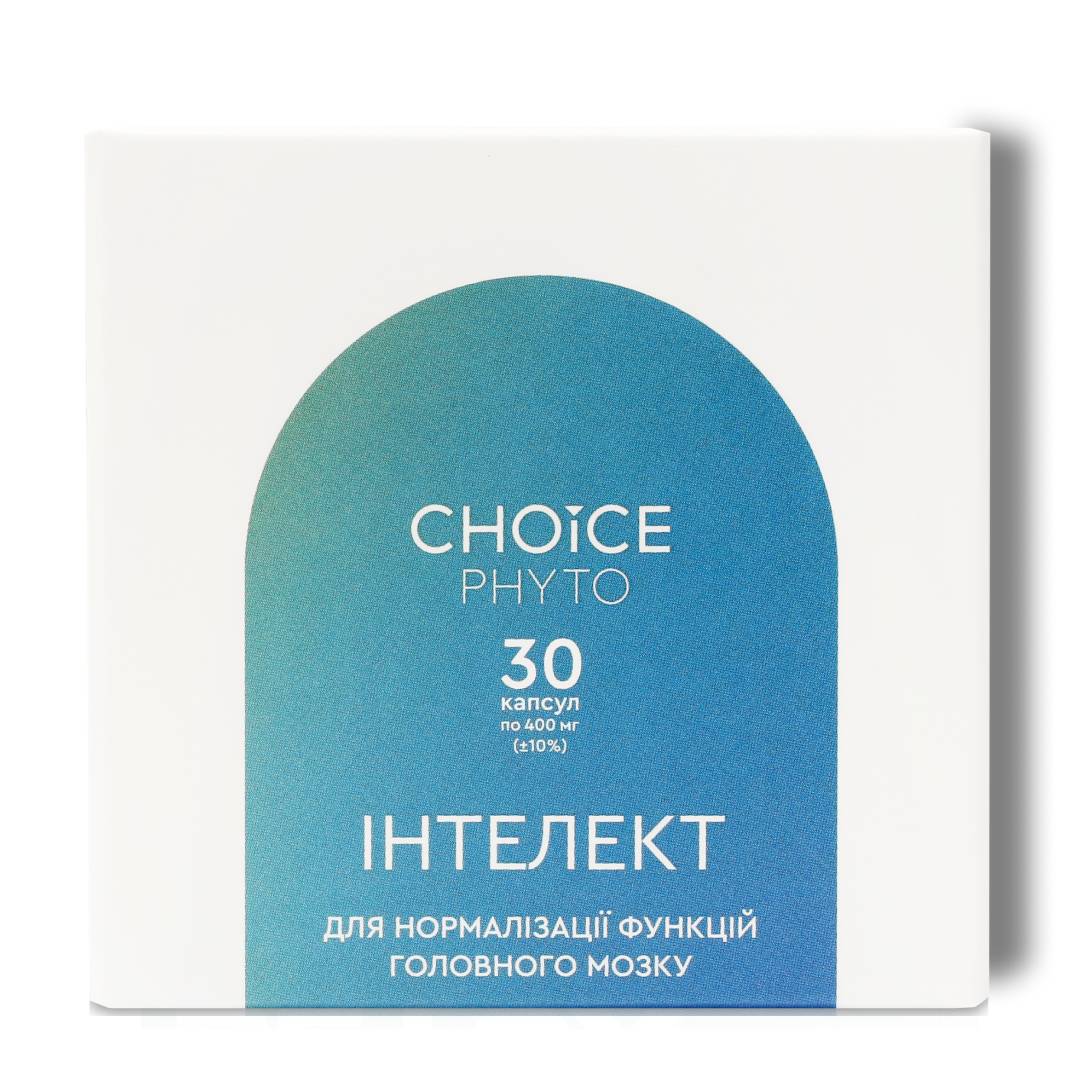 Інтелект - для головного мозку фітопрепарат Choice 30 капсул (99101062101)