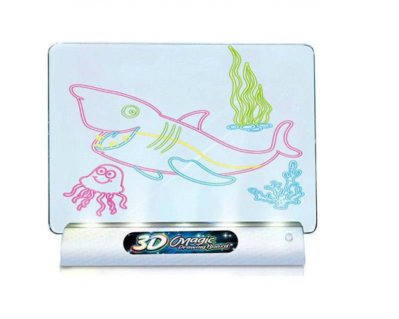 Дошка для малювання з 3D-ефектом ігровий набір Спартак Toy Magic 3D морський світ (006939)