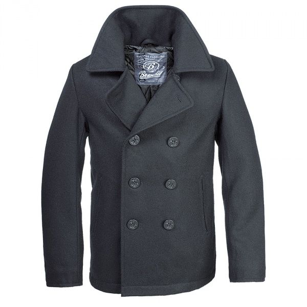 Бушлат Brandit Pea Coat L Чорний (3109.2-L)