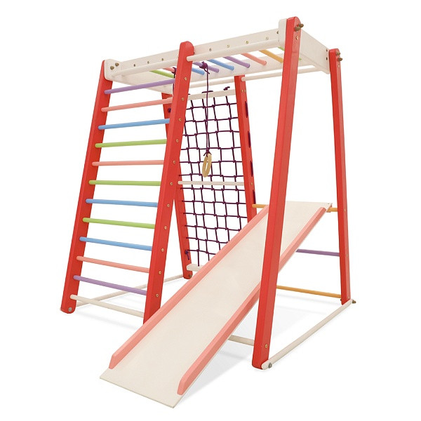 Дитячий спортивний куточок для дому SportBaby Кроха-3 Pink