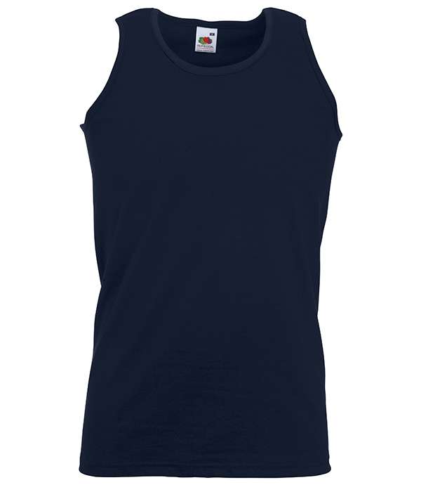 Майка Fruit of the loom Athletic vest S Темно-синій (61-098-0)